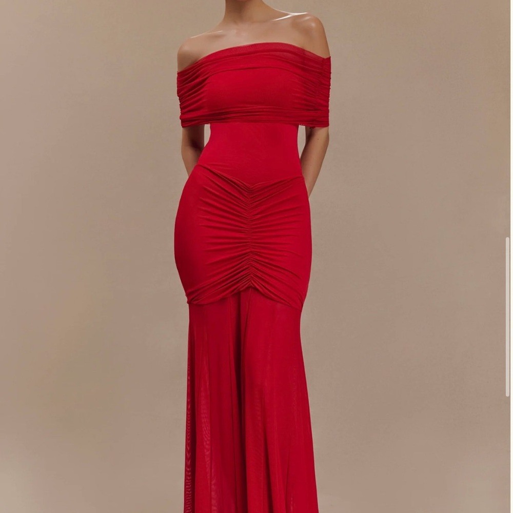 Meshki Caspian dress Red